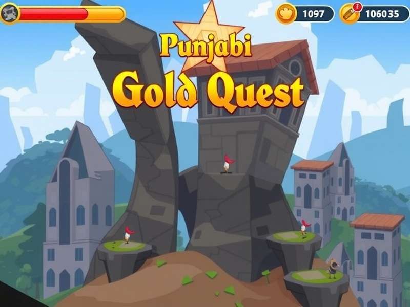 Punjabi Gold Quest Game Screenshot